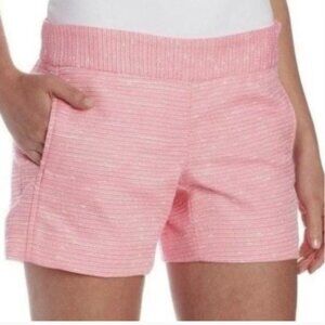 Lilly Pulitzer Sloane Pink Tweed Low Rise Side Zip Shorts size 10 NWOT